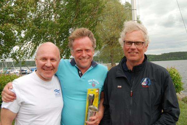 USS-regattan 2017 i Uppsala Topp 3 i USS-regattan i Uppsala 2017. Fr. v. Henrik Rydell (3:a), Fredrik Tegnhed (1:a) och Lars Edwall (2:a).