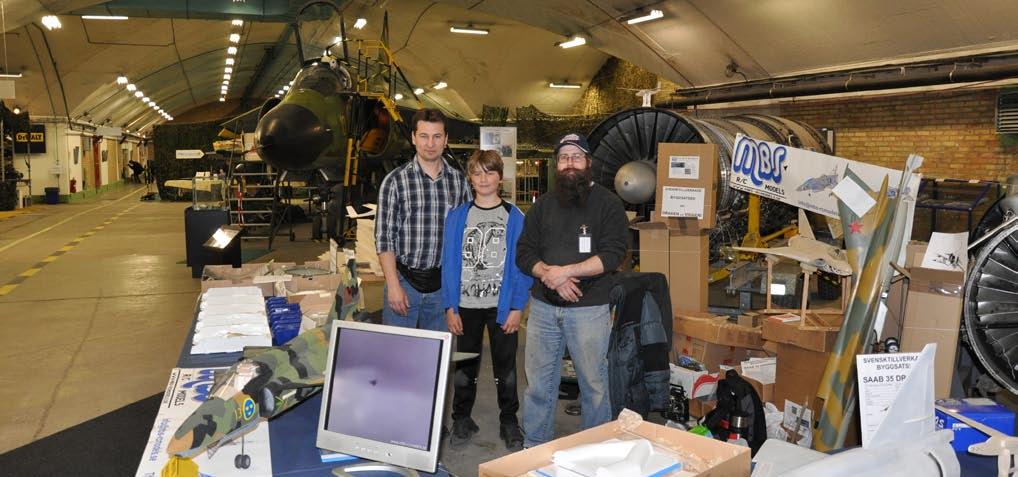 Marknad under jorden Hobbymässan Aeroseum ägde rum i