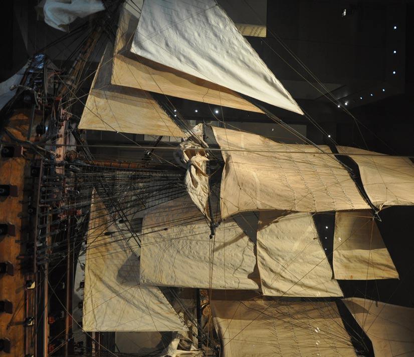 Inspiration för båtsektionen En mindre delegation från båtsektionen gjorde ett snabbt studiebesök på Sjöhistoriska Muséet i