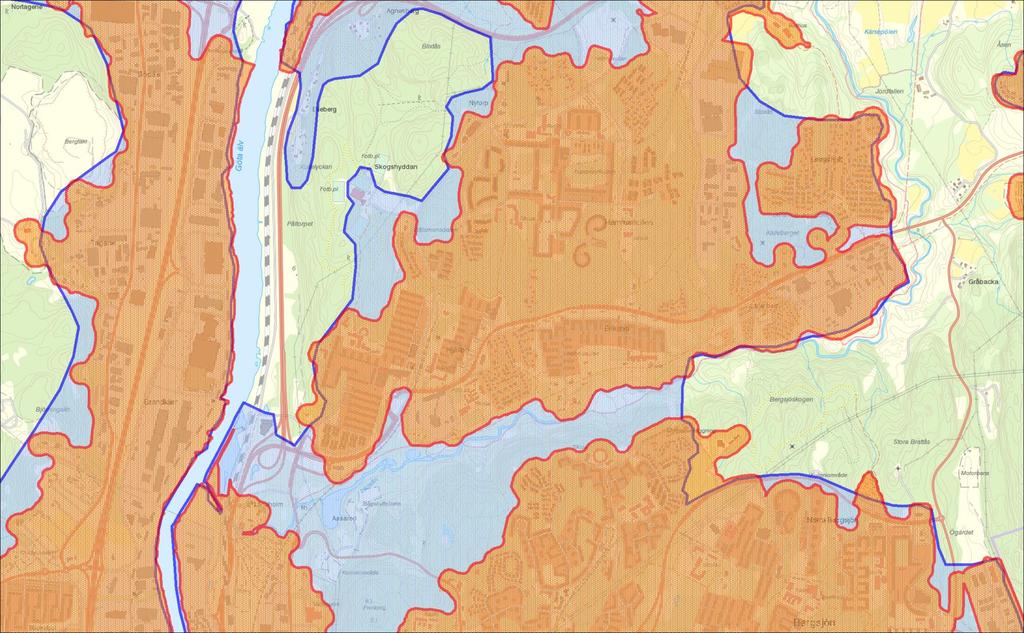 Gothenburg: Tighter delimitations Arbetsmaterial Locality 2010 with new method Locality
