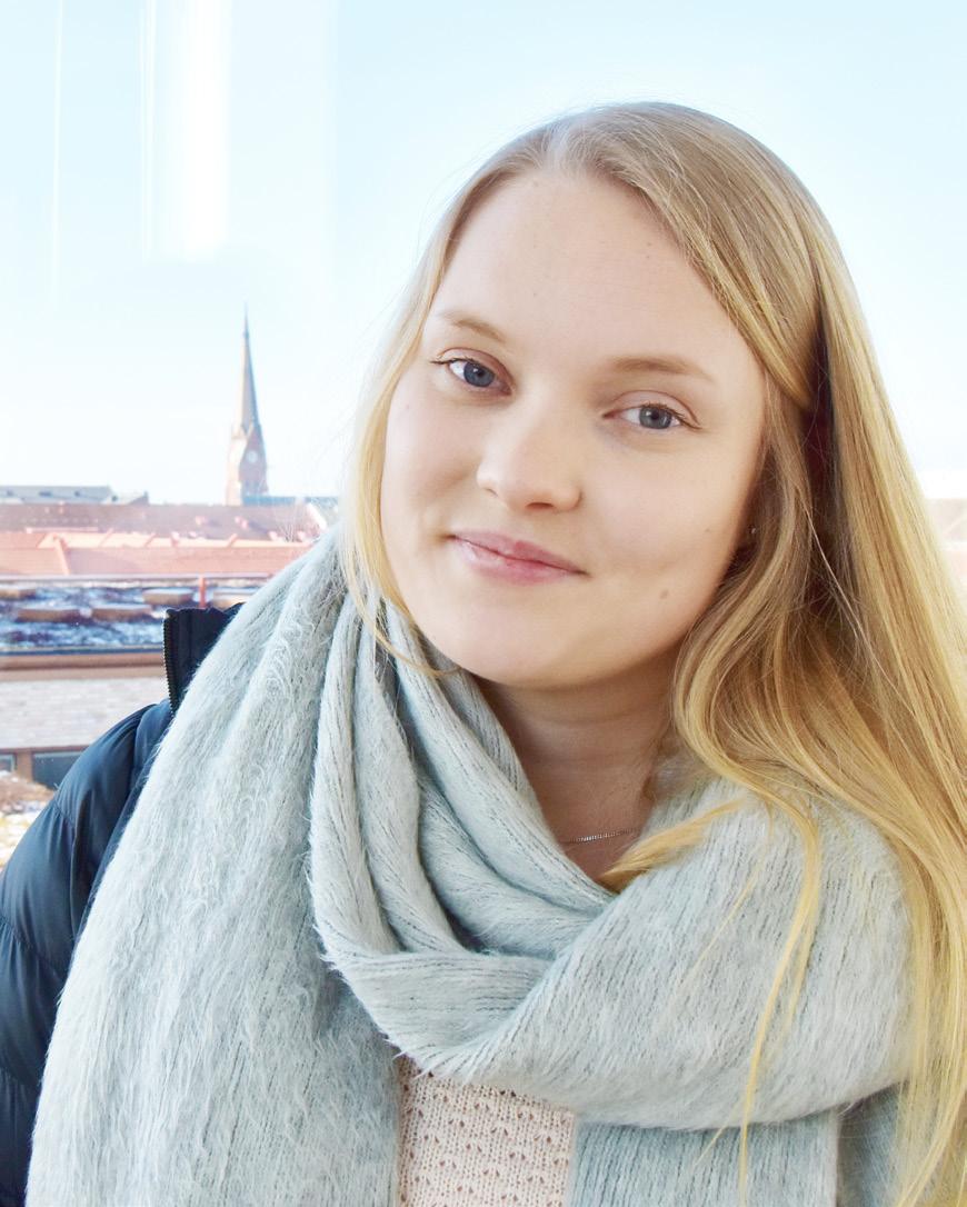 VÅRA STRATEGISKA VAL RUBRIK Jag vet att jag vill stanna i Skåne Balkong och köksö på Linns önskelista Läget betyder allt för studenten Linn Eriksson.
