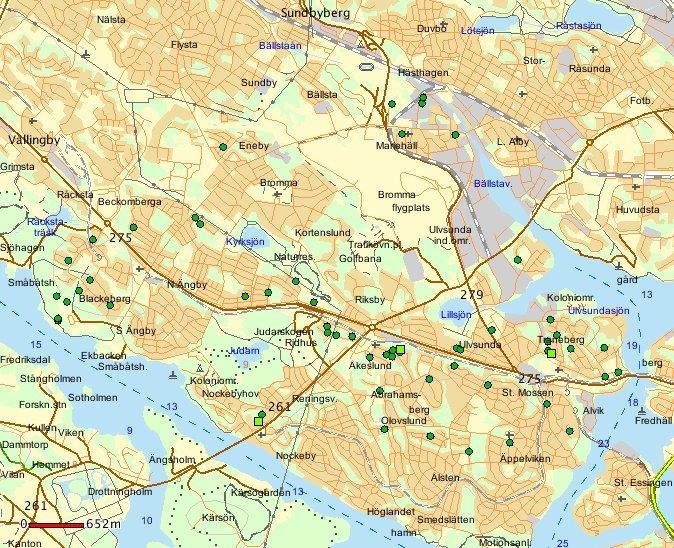 Kartan visar inbrott samt försök i villa/radhus och lägenhet under december