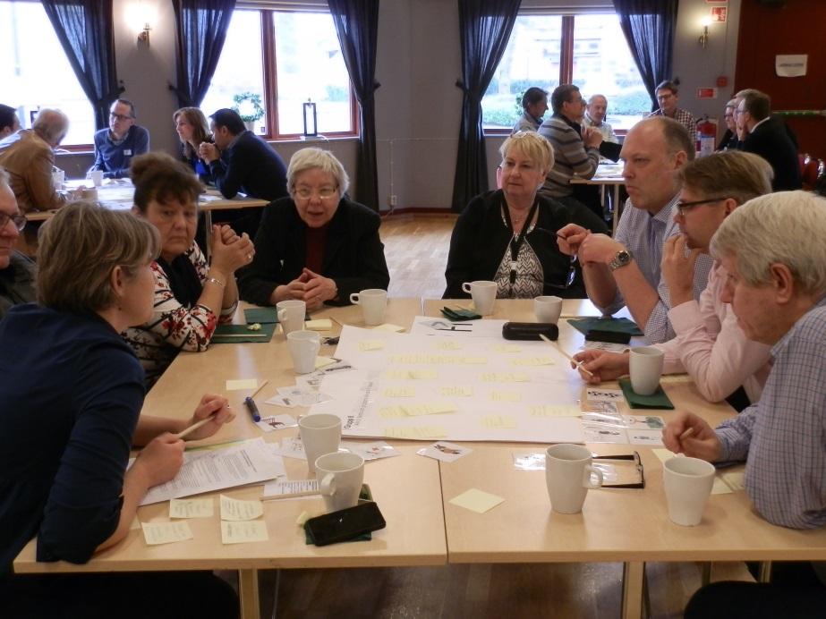 Grupp 8 (H) Deltagare Gruppledare: Carina Eklund (Tekniska förvaltningen) Gerd Klein (Tekniska nämnden) Eva Granstedt (Naturskyddsföreningen Trbg) Mats Bengtsson (AkkaFrakt) Lars Ekberg (SanSac AB)