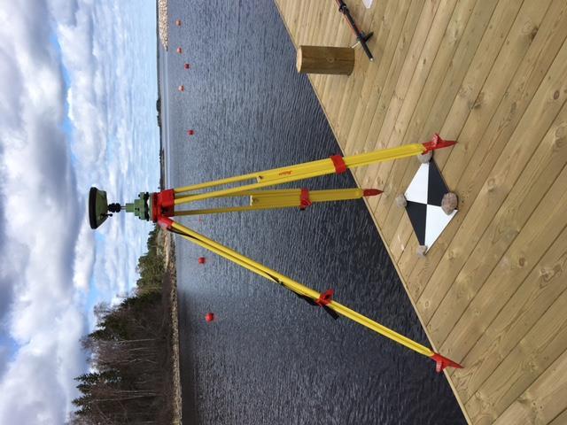 av GNSS och lodstav. Figur 5.
