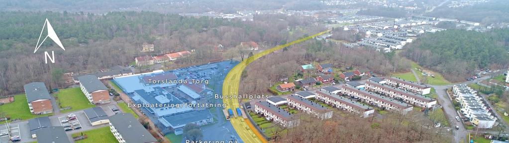 En pendelparkering i anslutning till Torslanda torg skulle underlätta kombinationsresor, det vill säga att ta bil en kort sträcka för att samordna lämning och hämtning av barn på förskola, skola och
