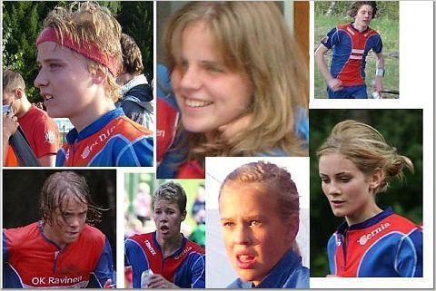 och Violett grupps ungdomar deltog en eftermiddag och ställde upp som uppföljare. Något som de yngre uppskattade.