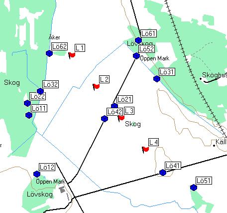 Tabell 1. Väderleksbetingelserna 31 maj och 3 juni 2012 inom planeringsområdet för etablering av vindkraft vid Lönnstorp, Svalövs kommun. Datum Kl. Temp. Vind Molnighet % 31.5 22.