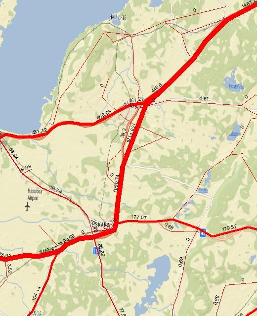 Skara Punkt 32 33 34 35 Kommun Skara Skara Skara Skara Väg E20 44 E20 2670 ÅMVD Samgods 2 321 746 1 669 164 ÅMVD Trvflödeskarta 2 701 1 460 2 584 73 Mätår Trv 2014 2015 2014 2011 Diff ÅMVD