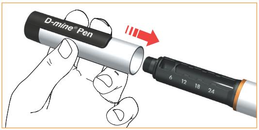 Lämna cylinderampullen i pennan. En ny cylinderampull kan användas i högst 15 dagar (för ytterligare information se avsnitt 6.3 Hållbarhet ).