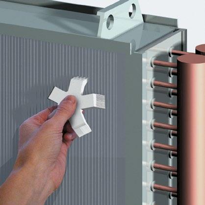Installation and maintenance instruction 3 ÅTGÄRDER VID FRYSRISK Fryser vattnet i en lamellkropp sprängs den sönder, vilket i sin tur medför att vattnet rinner ur systemet och förorsakar vattenskador.
