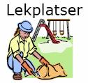 Lekplatser och sandlådor är liksom våra grönområden en del av det vi själva sköter och underhåller.