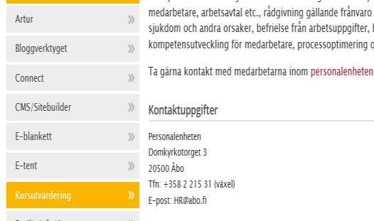 .. 3 3.2. Kontrollera kursinformation och listan över kursdeltagare... 4 3.3. Aktivera utvärderingen före den automatiska aktiveringen... 5 4. Lägga till student efter att utvärderingen aktiverats.