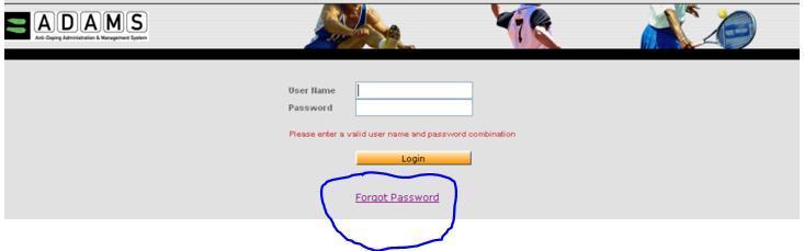 Glömt lösenord Har du glömt ditt lösenord använder du Forgot Password. Ange ditt användarnamn och e- postadress.