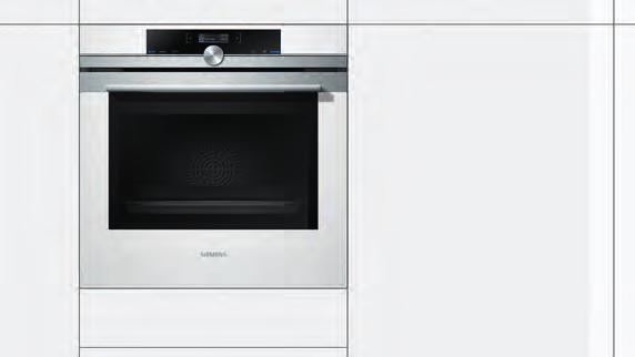 HB632GCW1S Ugnsvolym: 71 l,k Energieffektivitet A+, 8 ugnsfunktioner: 4D-varmluft, varmluft eco, över-/undervärme, över-/undervärme eco, varmluftgrill, stor variogrill, pizzaläge, cool- Start,