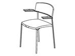 Nr Tyg prisklass Skinn D F G H I J Övrigt Karmstol med fjädrande underrede, lackerat, klädd sits, rygg och armstöd av svart polypropylen P40C75 5 605:- 3 929:- 4 015:- 4 075:- 4 129:- 4 150:- 4 259:-
