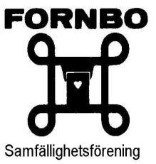 KALLELSE Fornbo Samfällighetsförenings årsstämma 2017 Till: Medlemmarna i Fornbo Samfällighetsförening Tid: Lördagen den 10 juni 2017 kl. 13.00 Registrering sker från kl. 12.