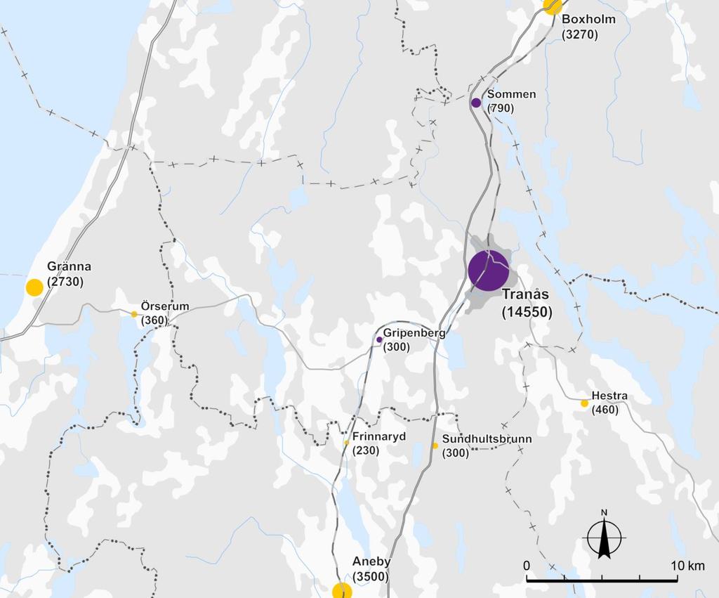 4 Befintliga förhållanden Nedan följer en beskrivning av nuvarande förhållanden, hur utvecklingen sett ut och förväntas bli.