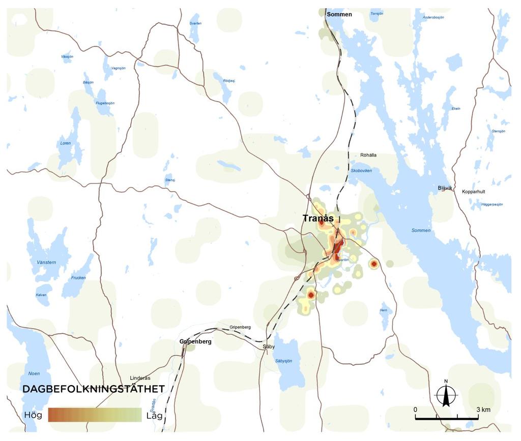 Verksamheter inriktade på tillverkning och export är samlade i tre olika industriområden, alla belägna på västsidan av staden med koppling till väg 32.