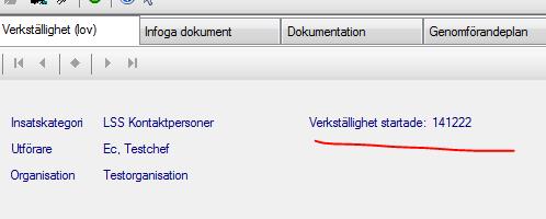 OBS: Om du inte trycker på knappen Endast dok och inte dokumenterar (punkt 3 och 4) för att du ångrar dig så frågar Procapita om du vill spara när du går till något annat ställe.