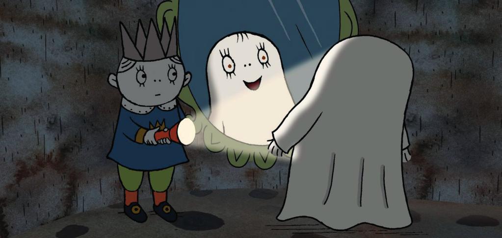 Illustration: Per Åhlin Lilla spöket Laban Minibio I slottet Godmorgonsol bor lilla spöket Laban och hans familj. Laban är inte riktigt som andra spöken, han är nämligen rädd för mörker.