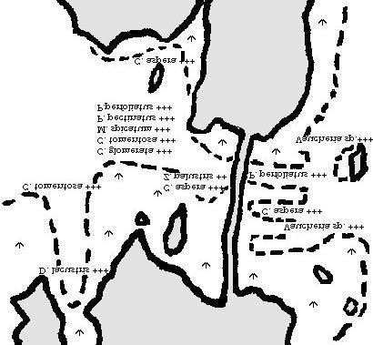 Vegetation maps of Husö, Sandö and Nåtö road embankment areas.