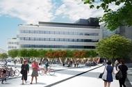 Nybyggnad av plan 11 i hus 443 på FUS i Linköping Framtidens universitetssjukhus Framtidens universitetssjukhus Framtidens universitetssjukhus (FUS) i Linköping består av många olika byggprojekt som