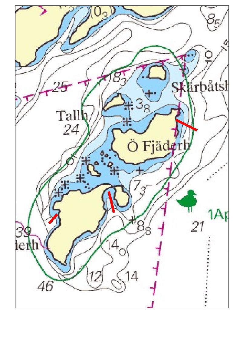 Fjäderholmarna 1 Fjäderholmarna 3 Fjäderholmarna 2 Figur 2.