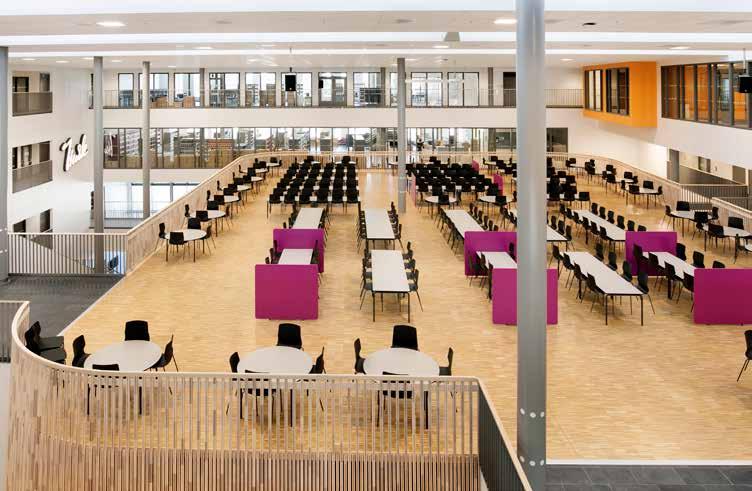 Skolan har yrkesförberedande utbildningsprogram inom Musik, dans och drama, Teknik och industri, Transport, Hälsa och samhällsstudier samt Specialundervisning.