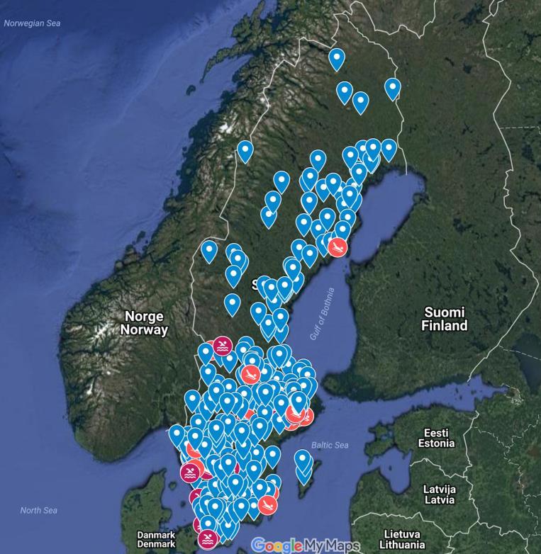 Badsverige idag Cirka 450 publika anläggningar 50% blir 50 år före 2020 Cirka 30 miljoner besök/år Cirka 20 nya anläggningar har öppnats de senaste fem åren, 4-5 miljarder