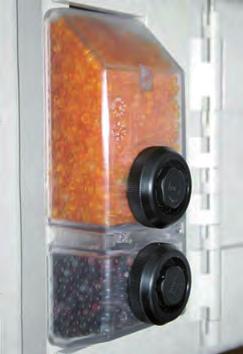 Luft för bubbler Referens lufttryck När det lösa torkmedlet i behållaren är torrt har det orange eller gul färg.