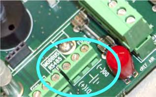 2.6.4 MODBUS utgång setup Modbus 485 utdata funktionaliteten gör det möjligt för ett SCADA system att hämta data från flödesmätaren.