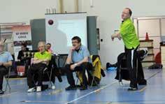 Aprilslaget 2017 Vallbackskolan Gävle 2017-04-01 För första, men definitivt inte sista gången, så anordnades en 2-manna lagtävling i boccia där lokalföreningarna KF Heros och Gävle HIF stod som