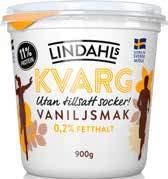 Välj mellan vanilj och