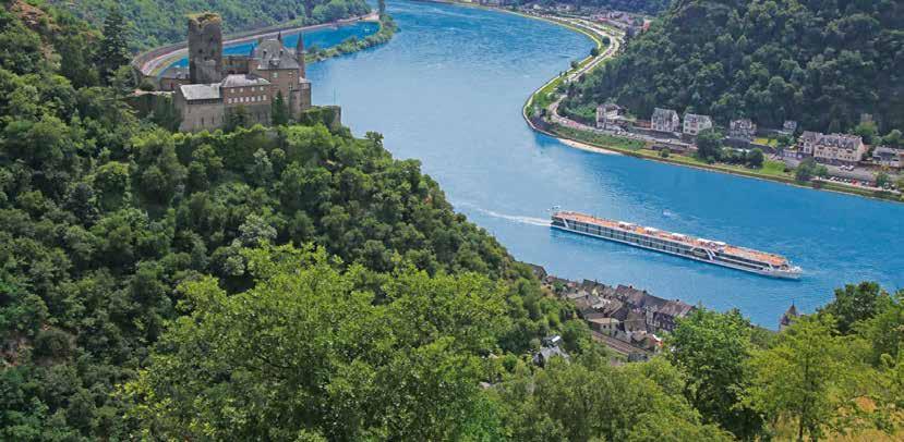 Club Eriks noga utvalda upplevelser Flodkryssning på Rhen från Basel till Amsterdam Schweiz, Frankrike, Tyskland, Nederländerna Från de schweiziska Alperna ut till Nordsjön rinner Fader Rhen.