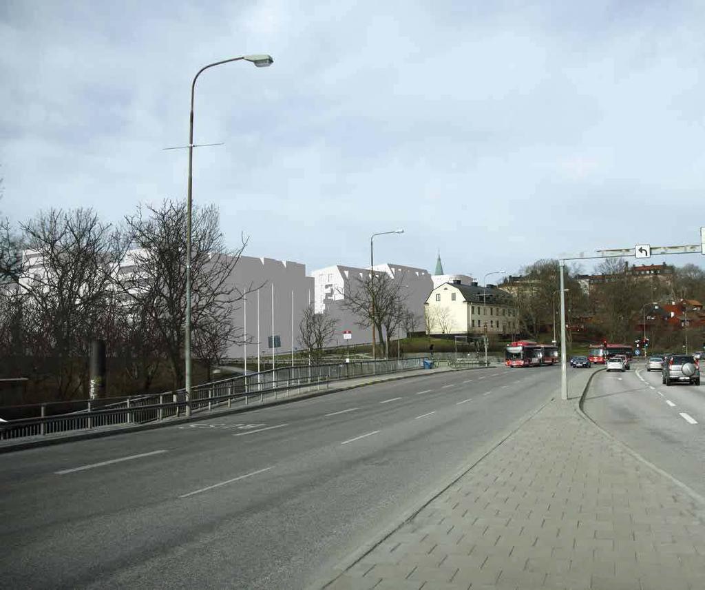Vy från Londonviadukten (vy 5). Vy från Londonviadukten (vy 5).