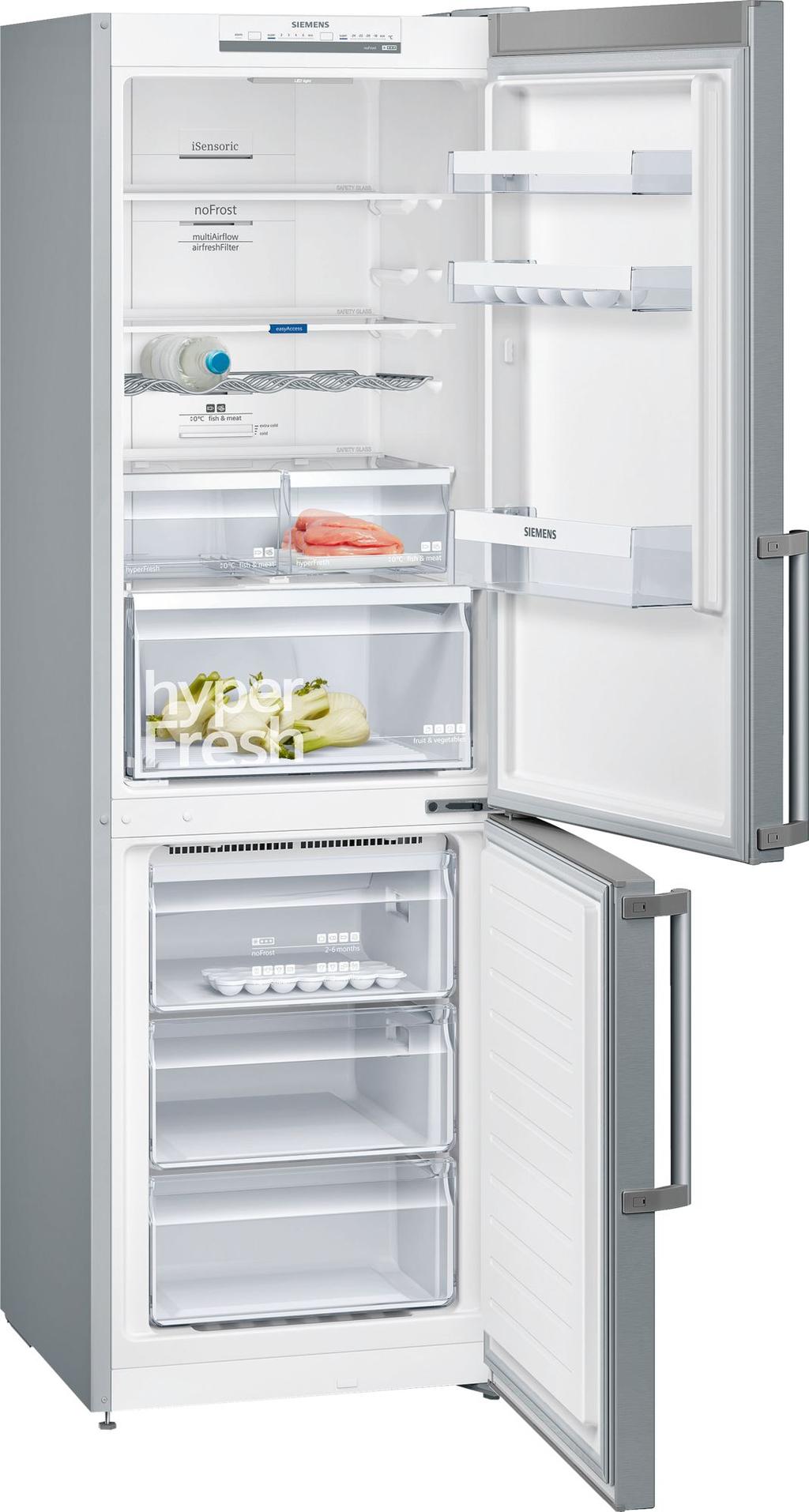Kyl/frys vit NoFrost Energiklass A++ KG36NVW3P Mitt val 3 600