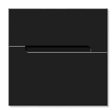 Kommod Free 615 Plain Ek, 2 lådor Grepplist blank Mitt val