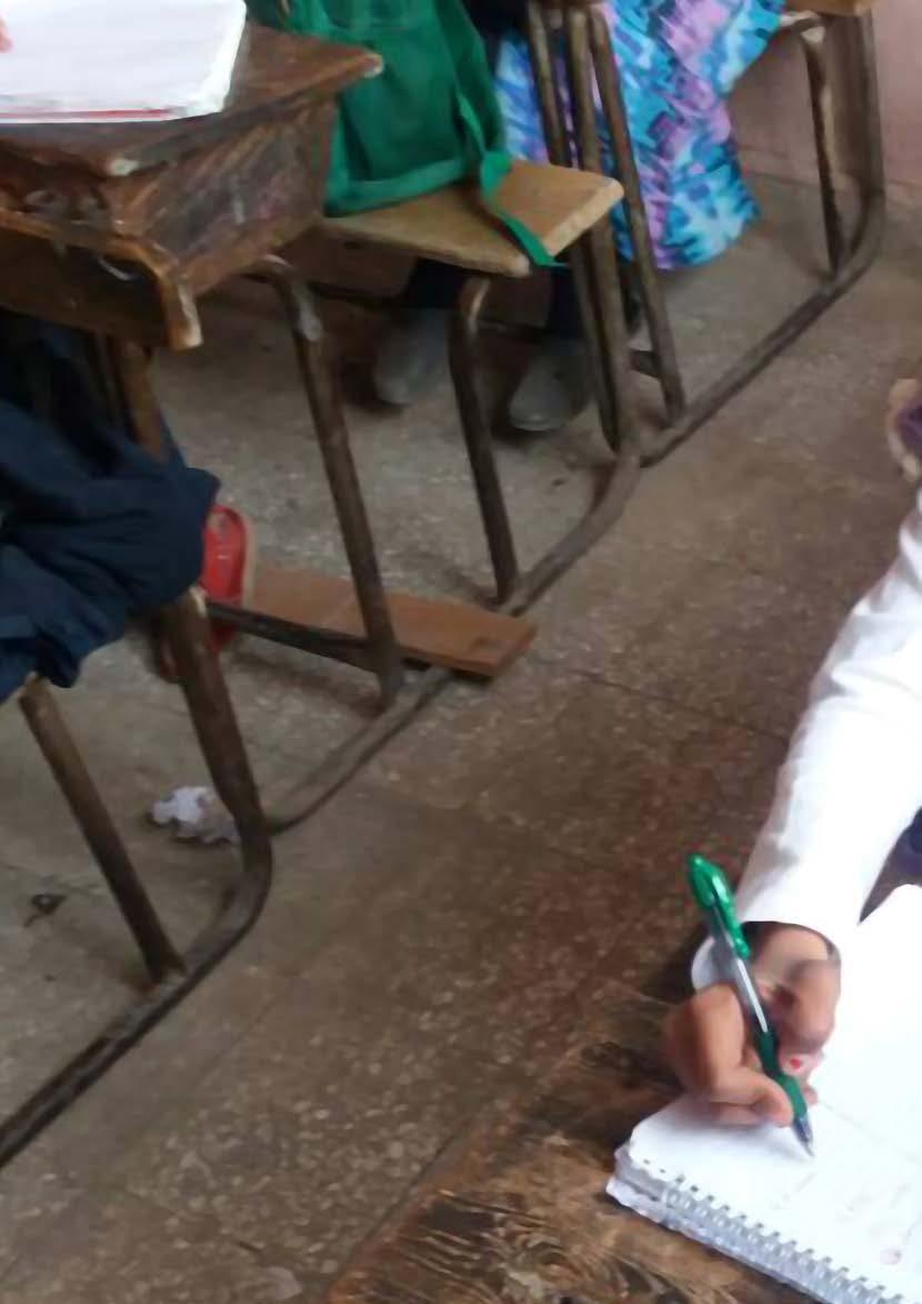 VERKSAMHETSBERÄTTELSE MED EFFEKTRAPPORT BARNS RÄTT TILL UTBILDNING Alla barn ska få gå i skolan Över 260 miljoner barn i världen går inte i skolan, 62 miljoner av dem lever i konfliktområden.