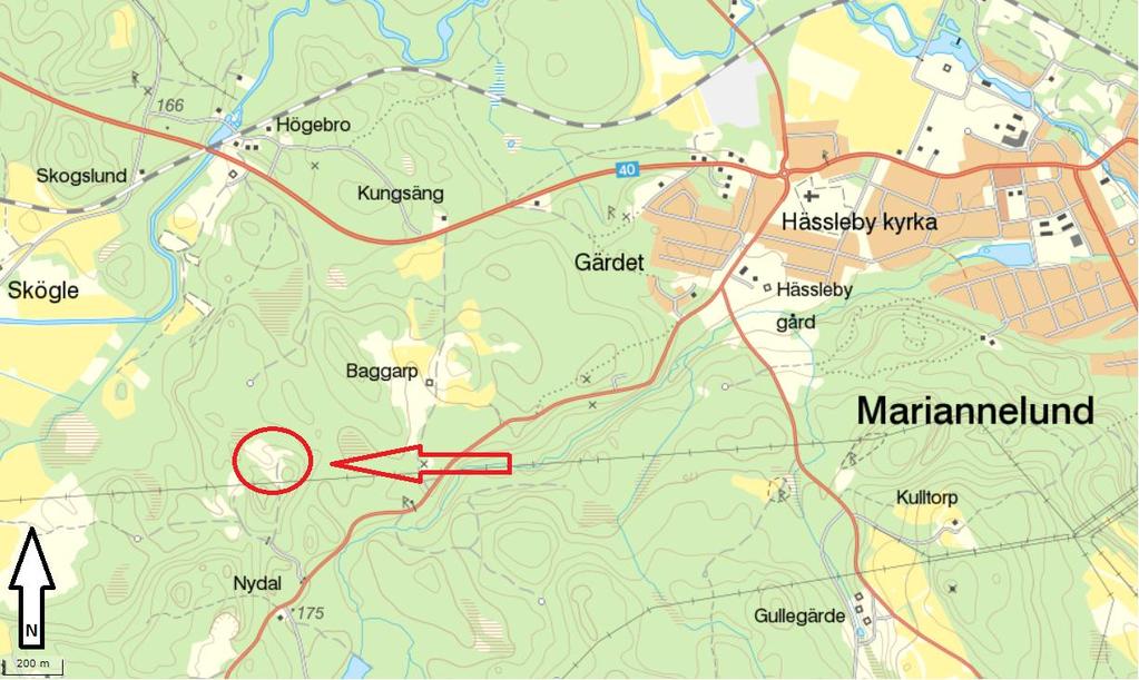 Bilaga 1 Kartor och bilder Sid 1 (4) Objekt Mariannelund avfallsupplag nr 62, N Nydal (Ö) & Hässleby avfallsupplag IDnr 154095 och