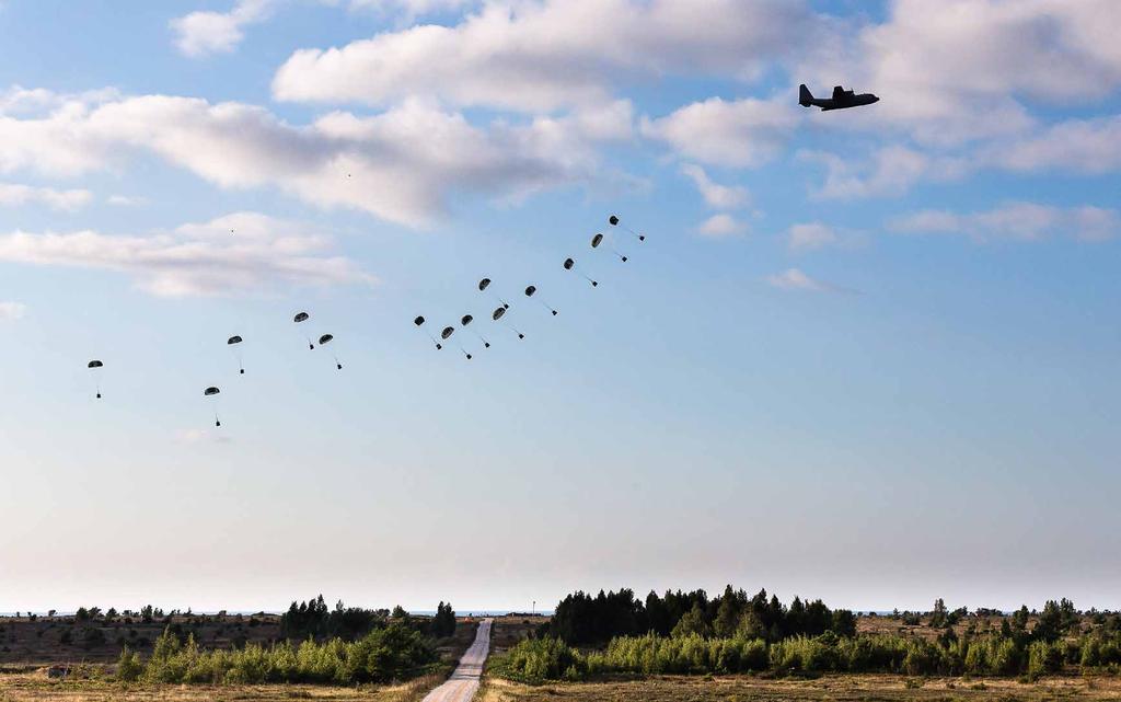 Under försvarsmaktsövningen Aurora 17 var ett av