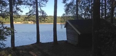Långvandrare hyllar Sörmlandsleden med sång Stigen går uppför och nerför berg, så öppnas skogen och jag står mitt i en skogslycka i kvällssolens ro. Stannar upp och tar in. Livet i stillhet.