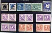 3071 21st brev till Danmark 1830-50tal bla flera olika lösen-not. färgade stämplar mm. 1000 3072 Album mest 1930-40tal med bla bra WW2 ink censur mm.