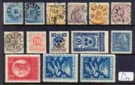 Se separata avbildningar på sidan 122 3218 Samling 1855-1963 med bla fina klassiska ex, Landstorm II och UPUserierna kompletta, alla BC/CB utom 266BC, Tj/L nästan kompletta.