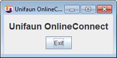 Steg 3 Konfiguration i Windows Efter en lyckad installation har två genvägar skapats i startmenyn under katalogen "Unifaun OnlineConnect": Unifaun OnlineConnect Administration of Unifaun