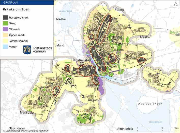 Riktlinjer för planeringen 28. Att skapa översvämningsytor och plantera vegetation i park- och naturmark som kan dämpa flöden vid skyfall. 29.