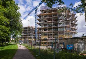 Riktlinjer för planeringen Åtgärder När en parkmiljö som här i Tivoliparken bebyggs skall befintliga träd bevaras i så stor utsträckning som möjligt.