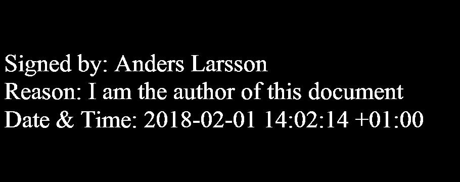 Projektgrupp Anders Larsson Anders Svensk Johan Andersson Viveca Wallqvist Stefan Almström Postadress Besöksadress Tfn / Fax / E-post Detta dokument