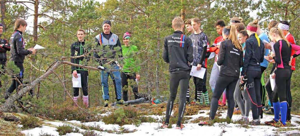 På kartan fanns ett antal kontroller vilka man fick ta i valfri ordning och man fick springa hur många gånger man ville (orkade). Både intervallträning och mycket taktik.