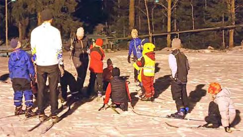 Vi bodde med familjen Åberg i en stuga med en våning, det var ganska trångt men det gick bra ändå. När vi tränade så körde vi ett förmiddagspass och ett eftermiddagspass.