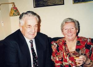Nils och Anna-Britta Petterson, fortfarande boende på Skarplöt (2015) Nils